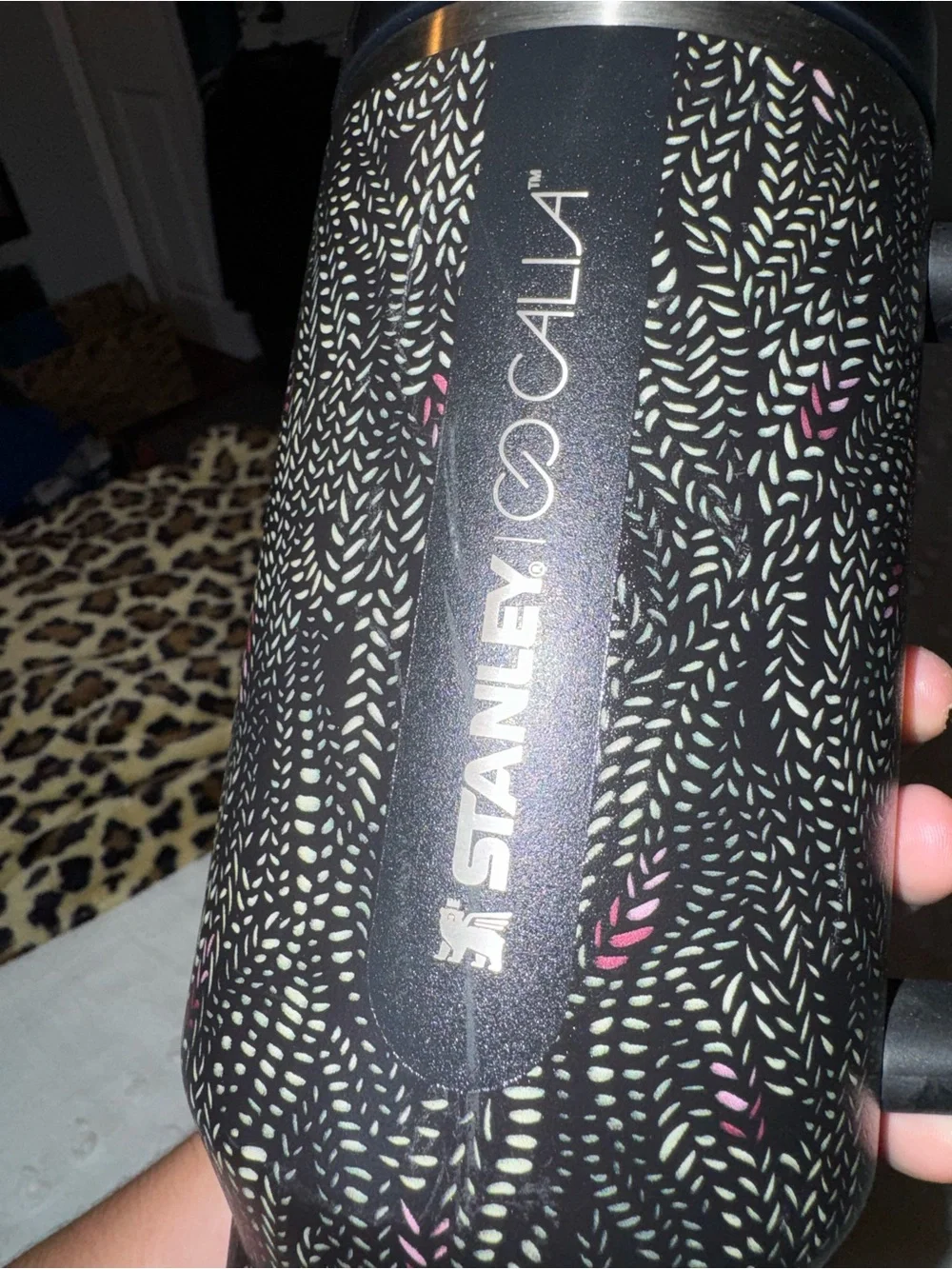 Stanley x CALIA 40 oz. Quencher H2.O FlowState Tumbler in Black Serpent